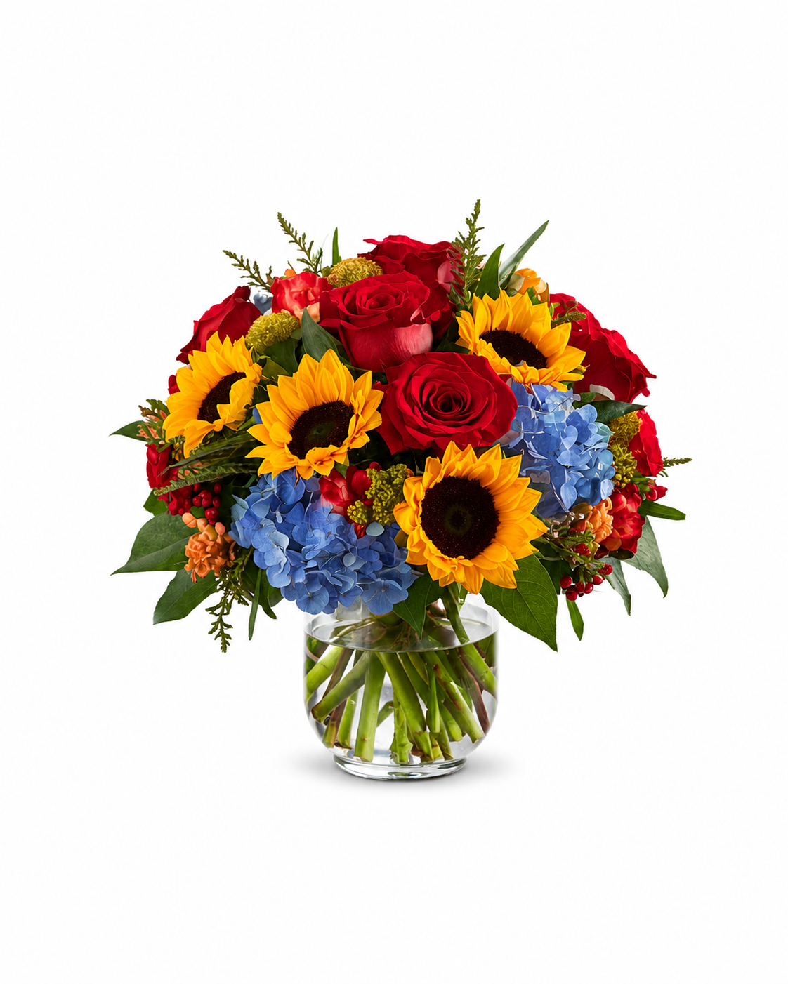Blue Autumn Blooms