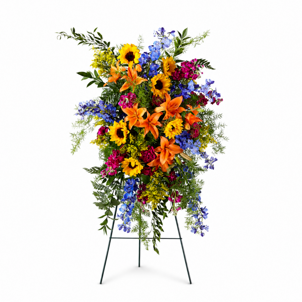 Sunburst Symphony Standing Spray