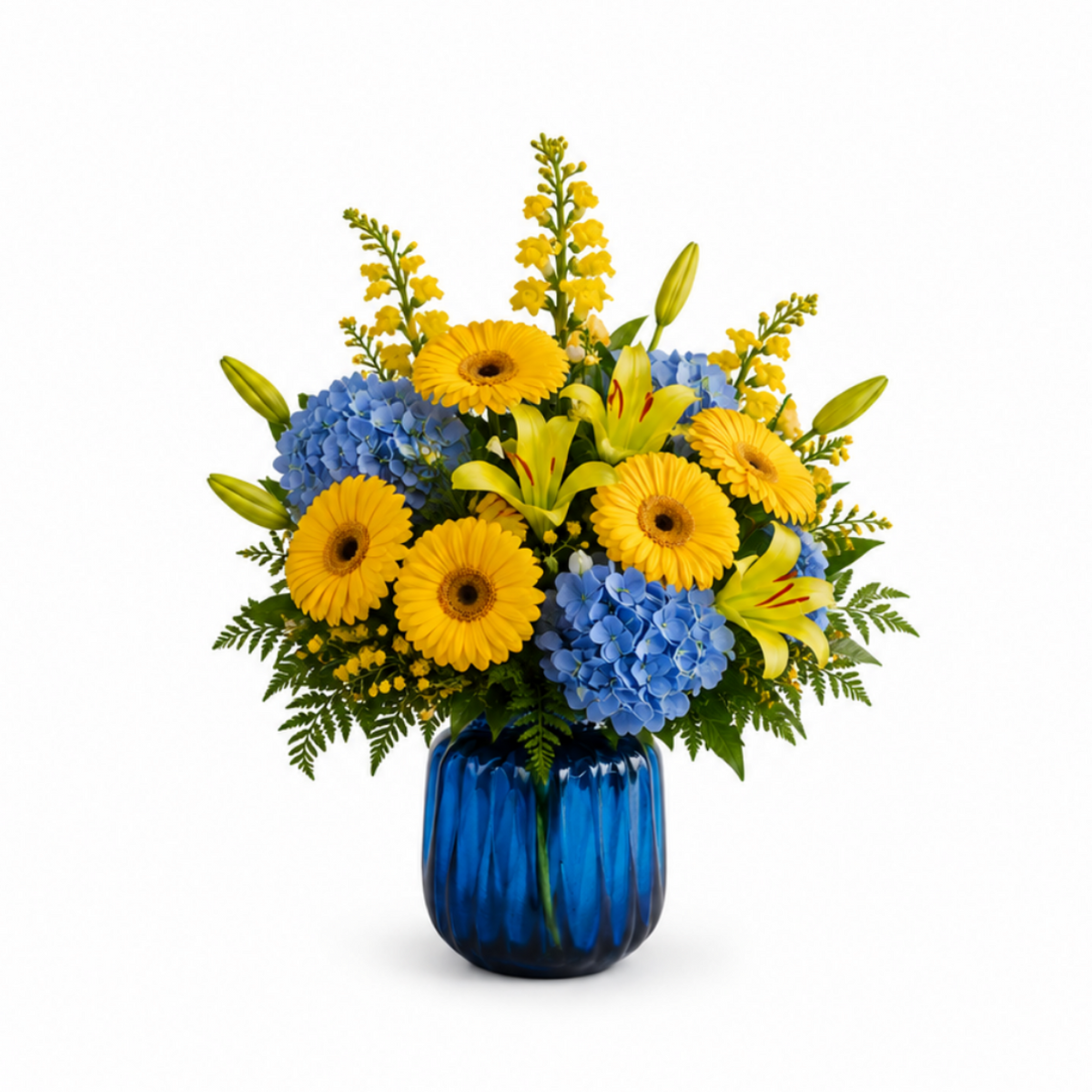 Sunshine Blue Bouquet