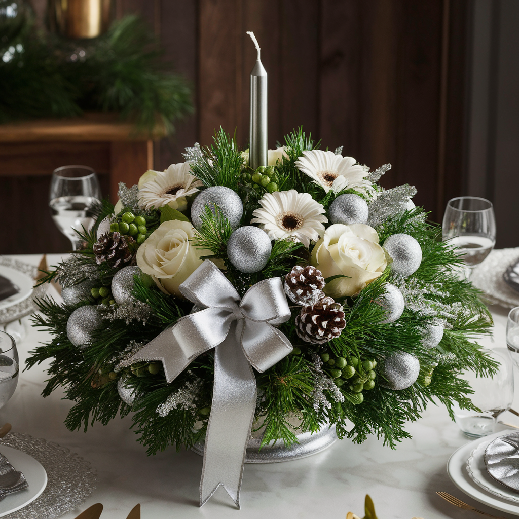 Winter Wonderland Christmas Centerpiece