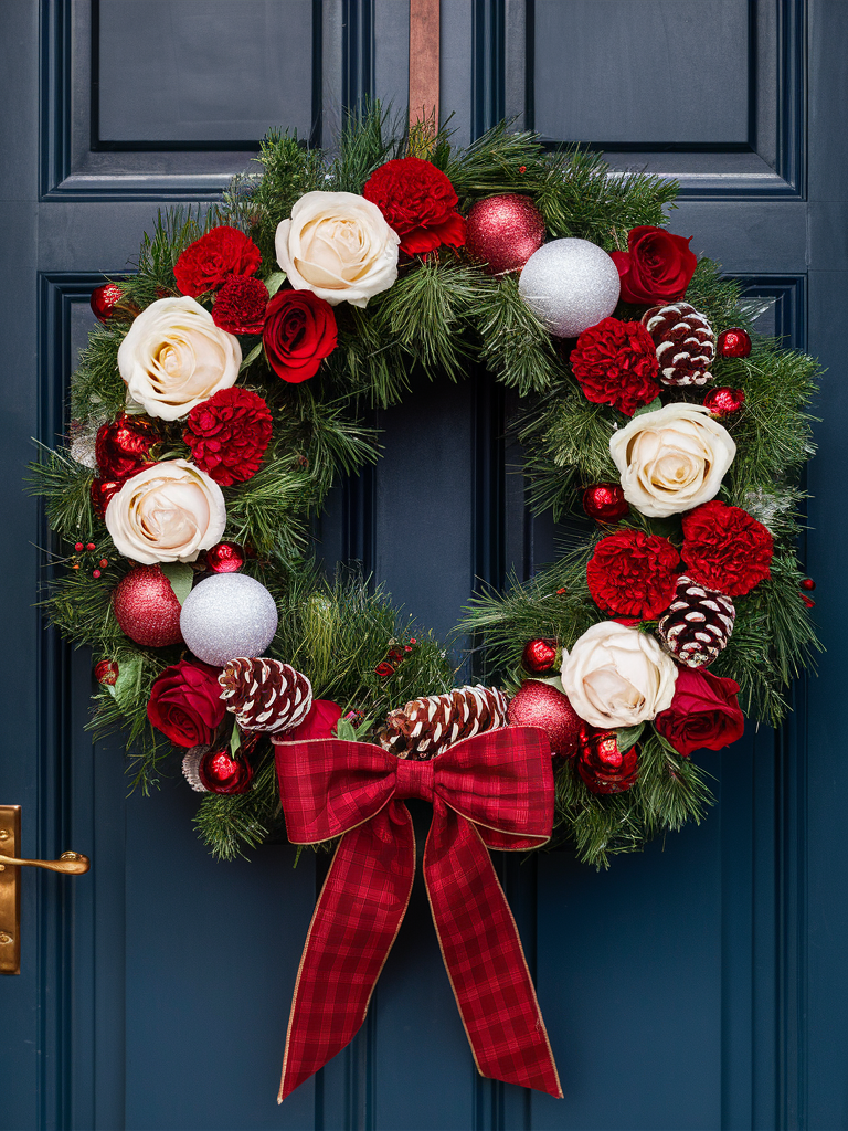 Winter Elegance Christmas Wreath