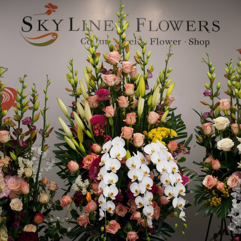 Standing Spray Flowers