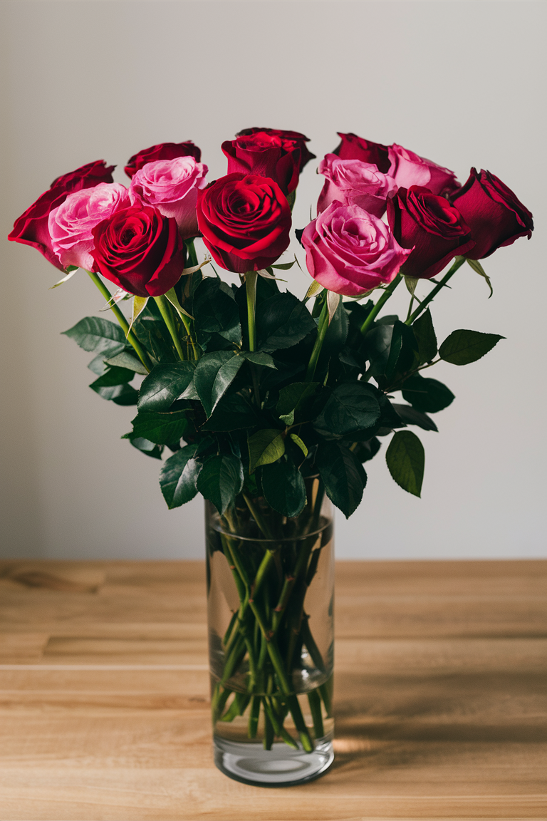 12 Pink and Red Elegance
