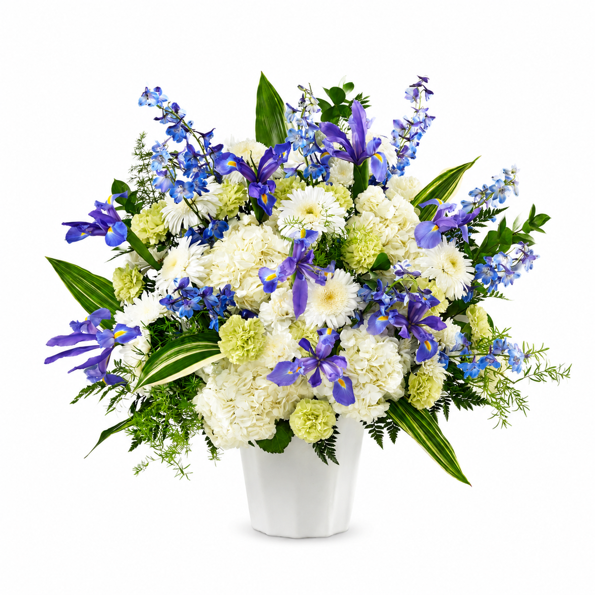 Azure Reflections Basket Arrangement