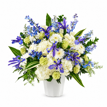 Azure Reflections Basket Arrangement