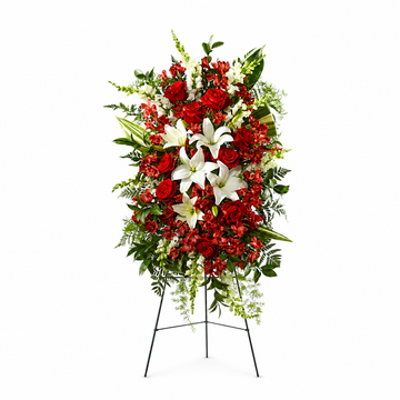 Burgundy Elegance Standing Spray