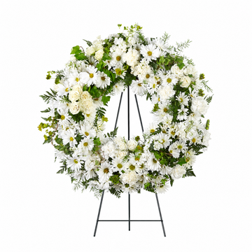 Grand White Wreath