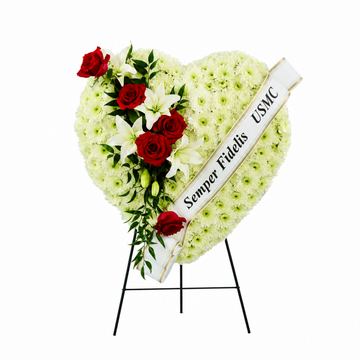 Heavenly Love Heart Wreath