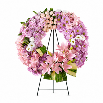 Heavenly Pink Wreath