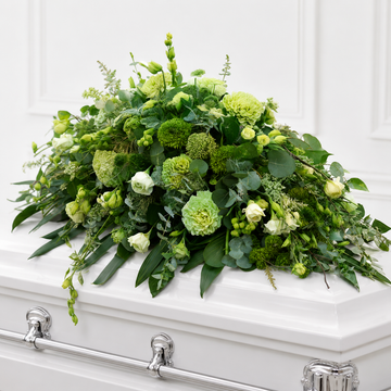 Evergreen Serenity Casket Spray