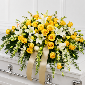 Luminous Harmony Casket Spray