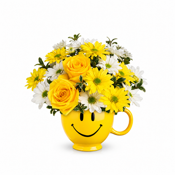 Teleflora's Be Happy Bouquet with Roses