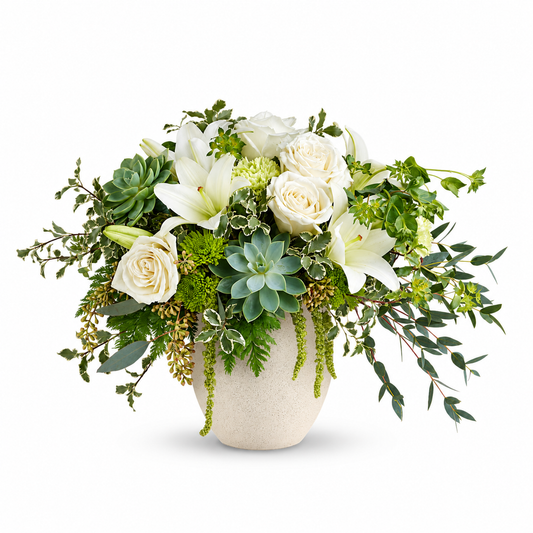 Teleflora's Cloud Petals Bouquet DX