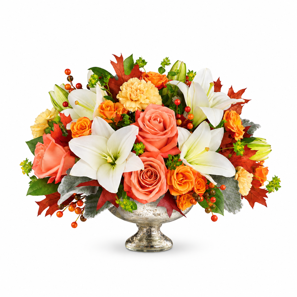 Teleflora's Harvest Shimmer Centerpiece
