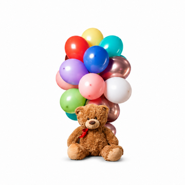 Teddy &amp; Balloons Delight
