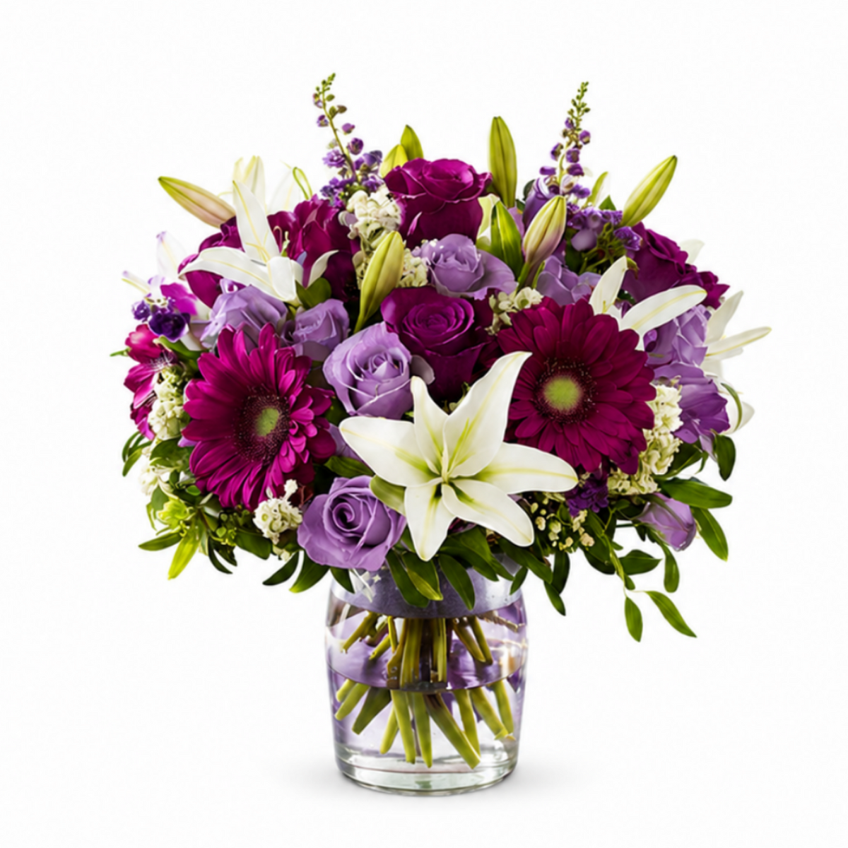 Deep Purple Elegance Bouquet