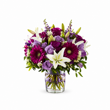 Deep Purple Elegance Bouquet