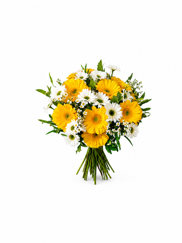Sunshine Gerbera Mixed Seasonal Bouquet