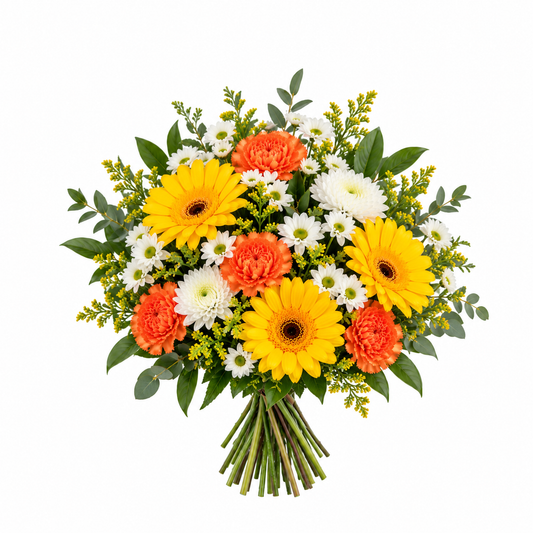 Sunshine Gerbera Mixed Seasonal Bouquet
