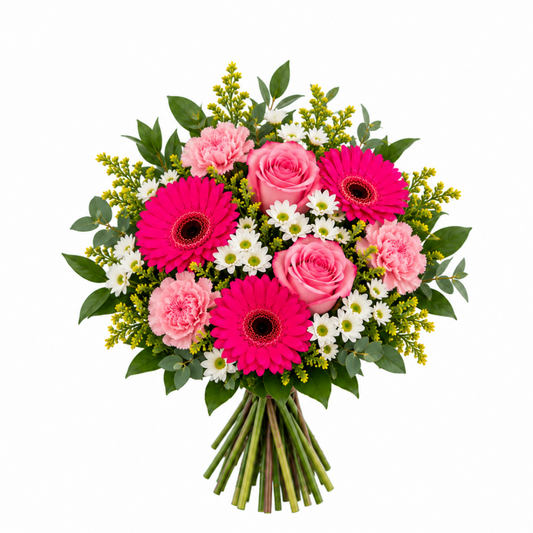 Hot Pink Blooms Bouquet