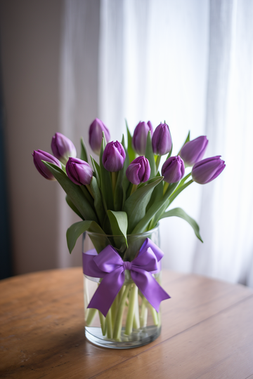 Purple Tulip Elegance
