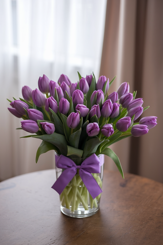 Purple Tulip Elegance