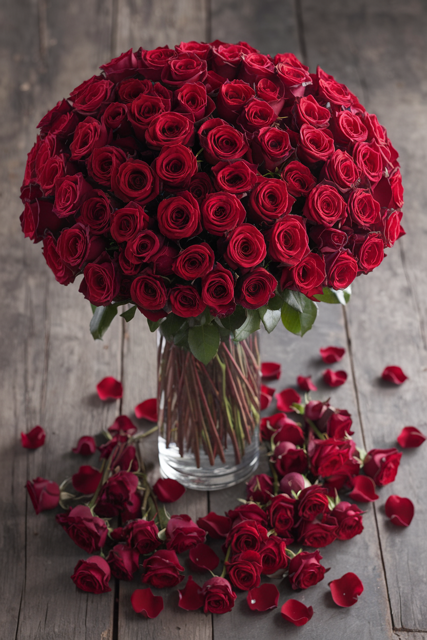 99 Red Roses Grandeur