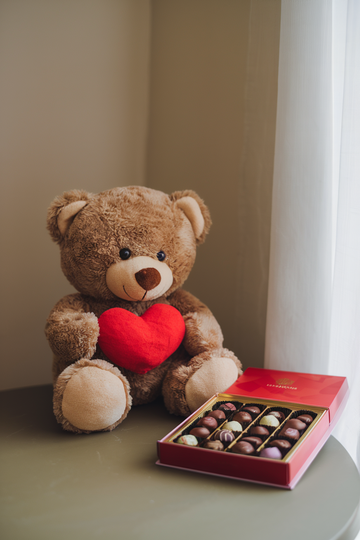 Add Teddy Bear and Chocolates