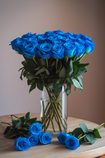 24 Blue Roses Enchantment