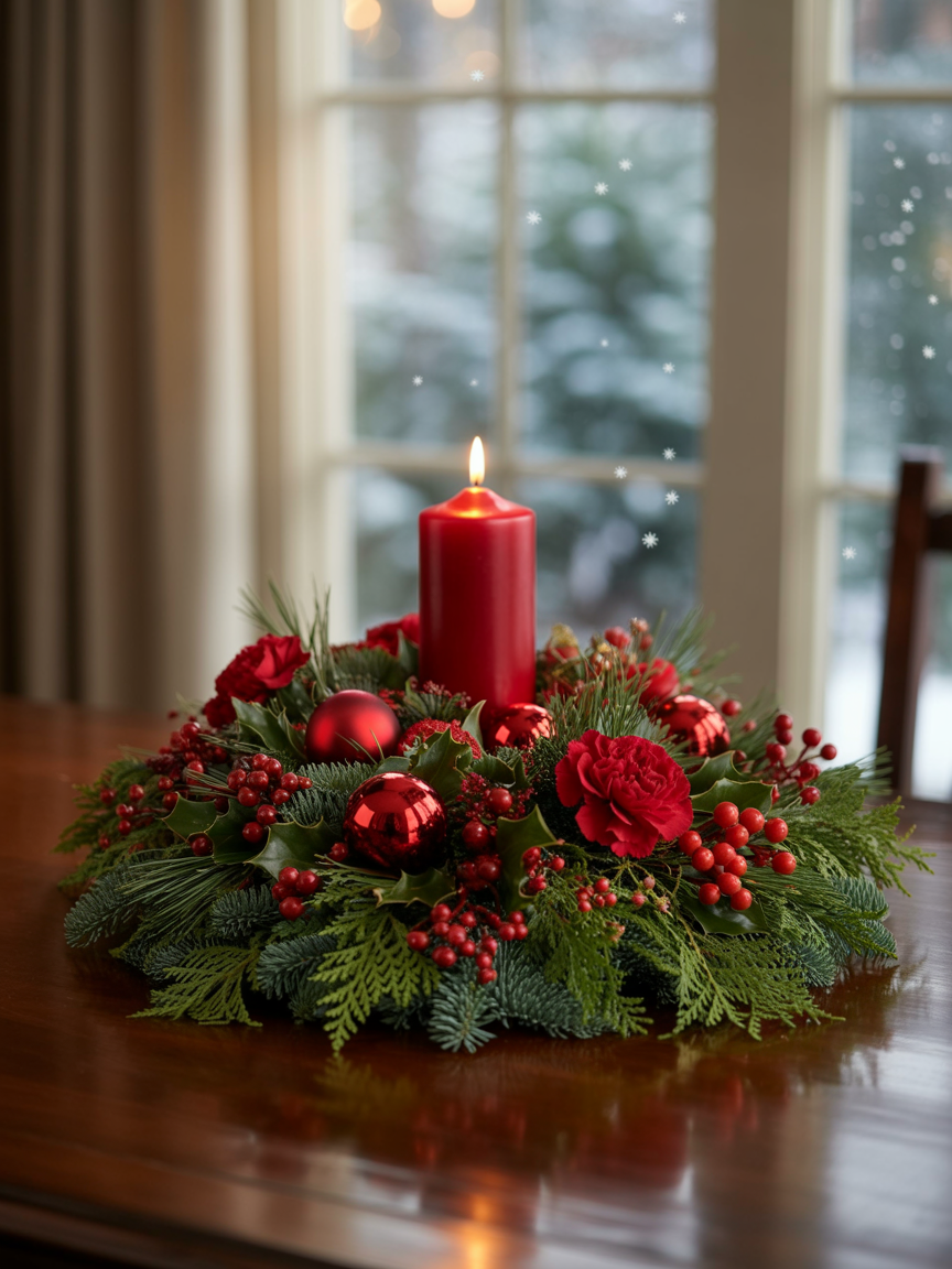 Festive Radiance Centerpiece