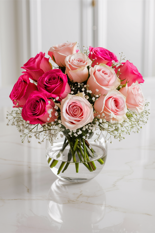 My Darling - Dozen Pink Roses