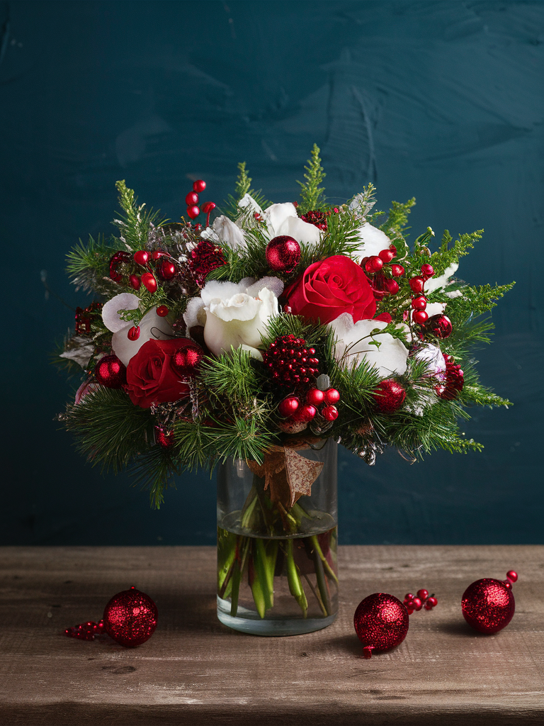Crystal Christmas Bouquet